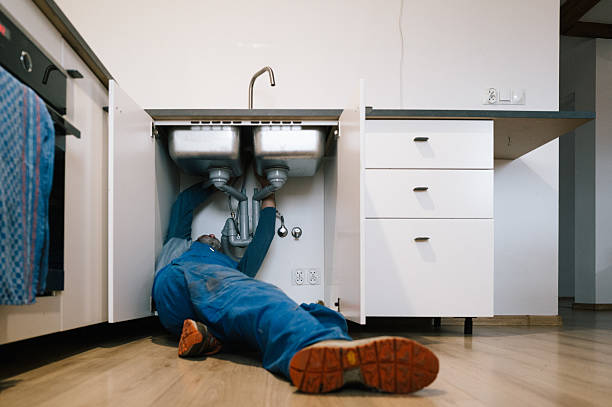 Professional Drain Cleaning technician working in Lesage, WV